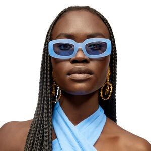 Poppy Liseman ‘Stevie’ Sunglasses in Sky Blue
